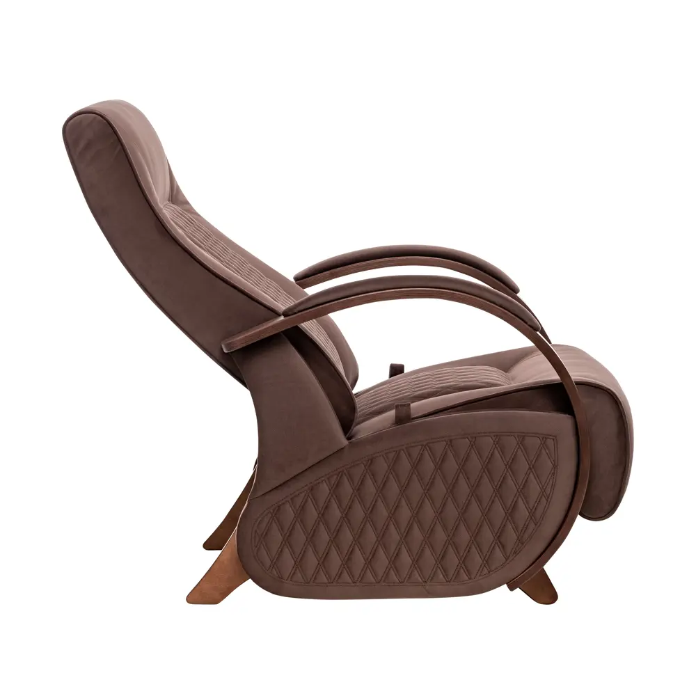 Фото 6 Кресло-качалка Комфорт 70x105x84 цвет коричневый Фото 6 Кресло-качалка Комфорт 70x105x84 цвет коричневый