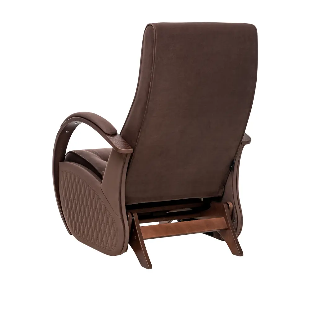 Фото 7 Кресло-качалка Комфорт 70x105x84 цвет коричневый Фото 7 Кресло-качалка Комфорт 70x105x84 цвет коричневый