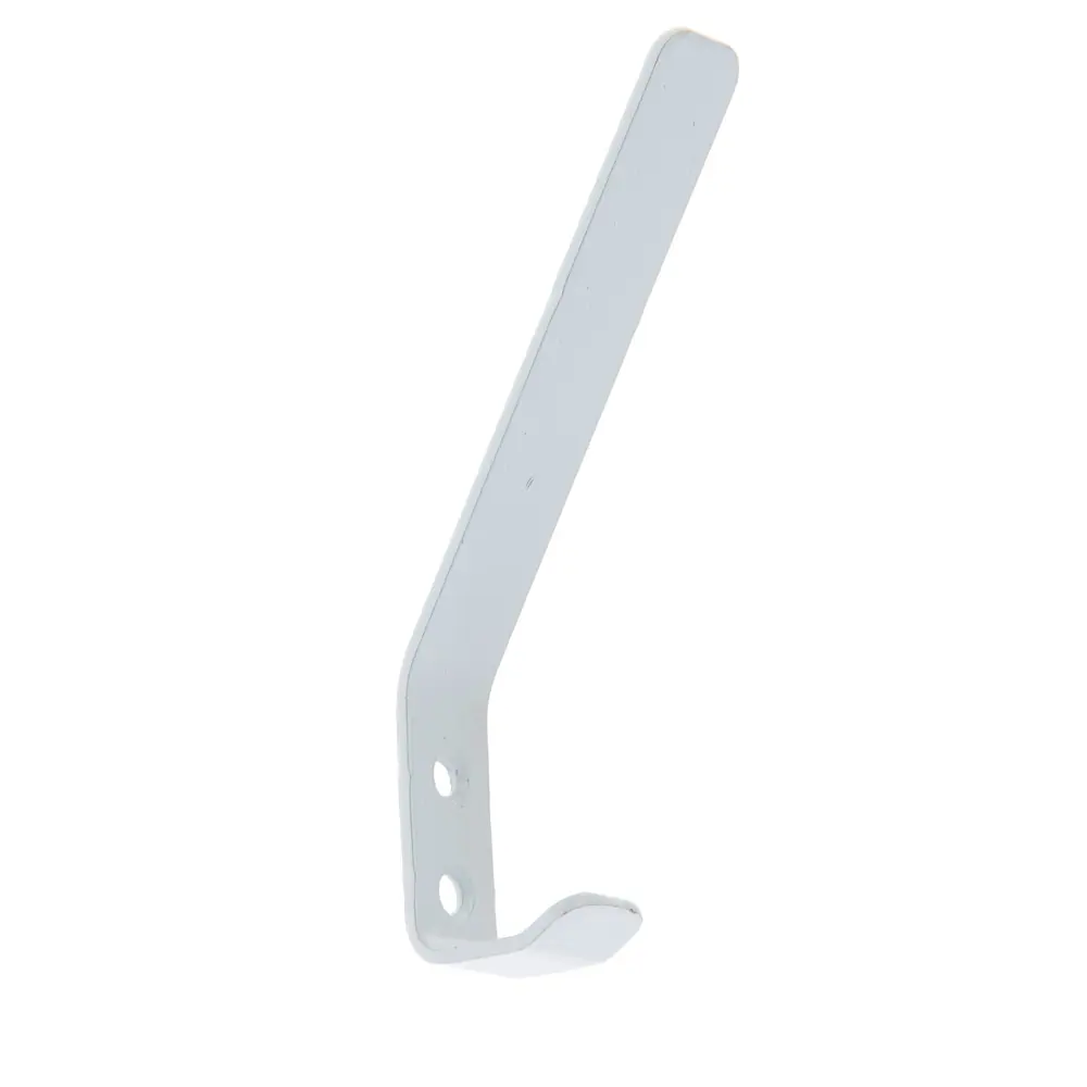 Фото Крючок Металлист 1198449 5x2x12.50 см полимер цвет белый Фото Крючок Металлист 1198449 5x2x12.50 см полимер цвет белый