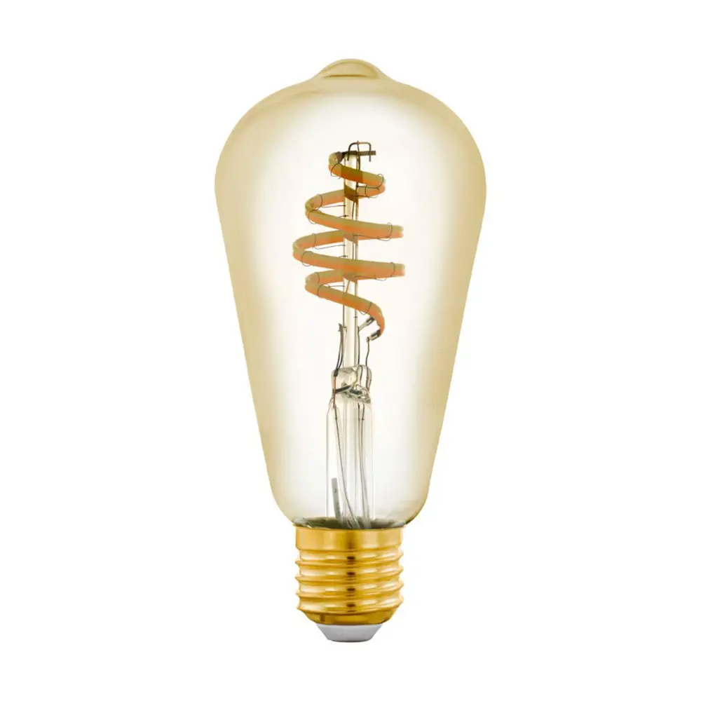 Фото Лампа светодиодная EGLO 12583 LM_LED_E27 E27 220 В 5.50 Вт декоративная фигура золотистая 400 Лм теплый белый свет Фото Лампа светодиодная EGLO 12583 LM_LED_E27 E27 220 В 5.50 Вт декоративная фигура золотистая 400 Лм теплый белый свет