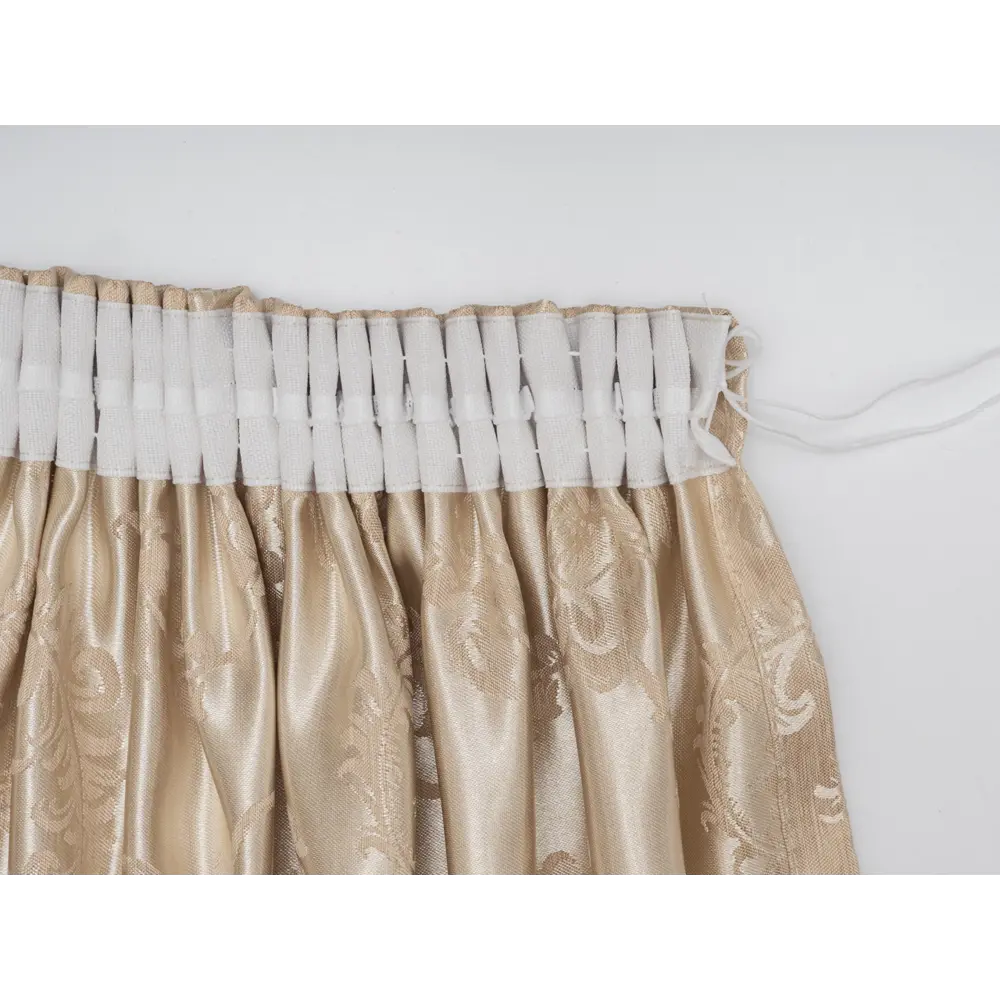 Фото 4 Штора на шторной ленте Flow 170x250 см цвет бежевый Фото 4 Штора на шторной ленте Flow 170x250 см цвет бежевый