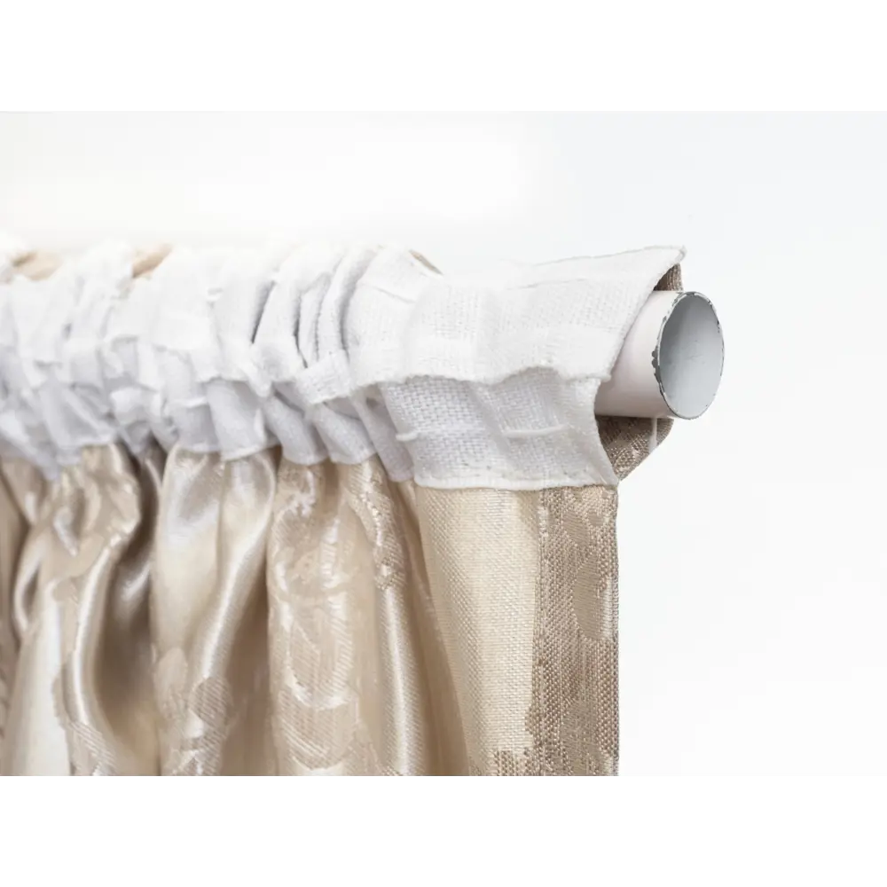 Фото 5 Штора на шторной ленте Flow 170x250 см цвет бежевый Фото 5 Штора на шторной ленте Flow 170x250 см цвет бежевый