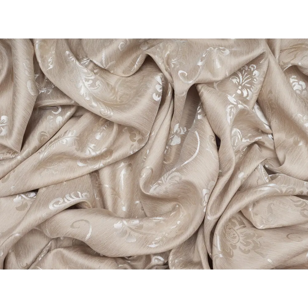 Фото 10 Штора на шторной ленте Flow 170x250 см цвет бежевый Фото 10 Штора на шторной ленте Flow 170x250 см цвет бежевый