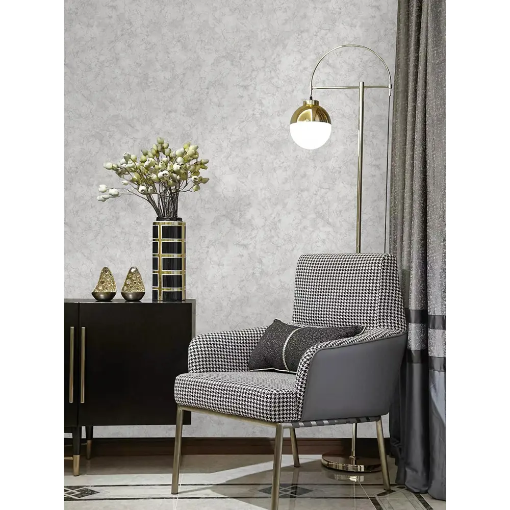 Фото 3 Обои флизелиновые Diamond Emilia 1.06 м серые 5008-11 Фото 3 Обои флизелиновые Diamond Emilia 1.06 м серые 5008-11