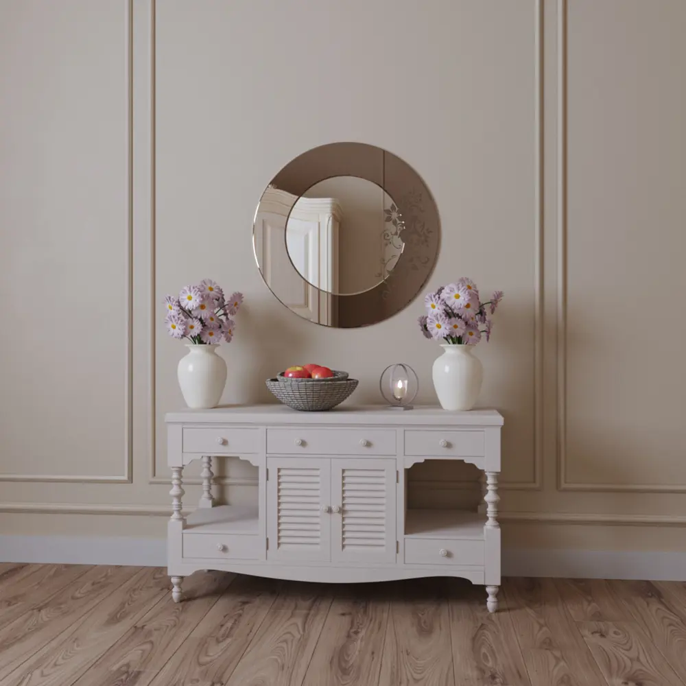 Фото 2 Зеркало 1 Московская зеркальная фабрика комбинированное круглое с рисунком D90 см MZF-9703 Фото 2 Зеркало 1 Московская зеркальная фабрика комбинированное круглое с рисунком D90 см MZF-9703