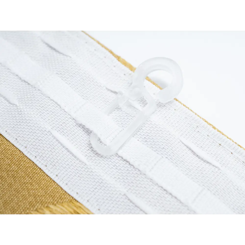 Фото 3 Штора на шторной ленте Веточки - листья 170x260 см цвет желтый Фото 3 Штора на шторной ленте Веточки - листья 170x260 см цвет желтый