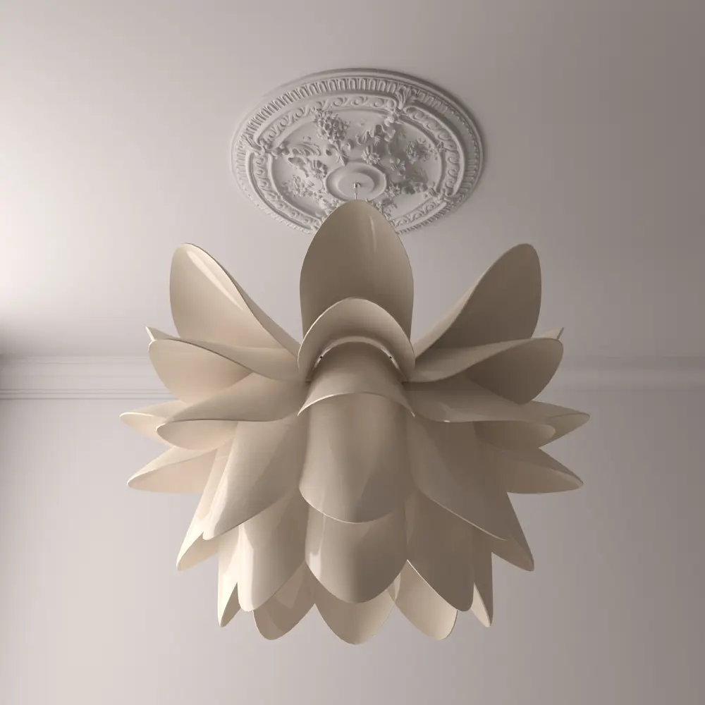 Фото 2 Декоративная потолочная розетка полиуретан белая Fabello decor R 305, 660 см Фото 2 Декоративная потолочная розетка полиуретан белая Fabello decor R 305, 660 см