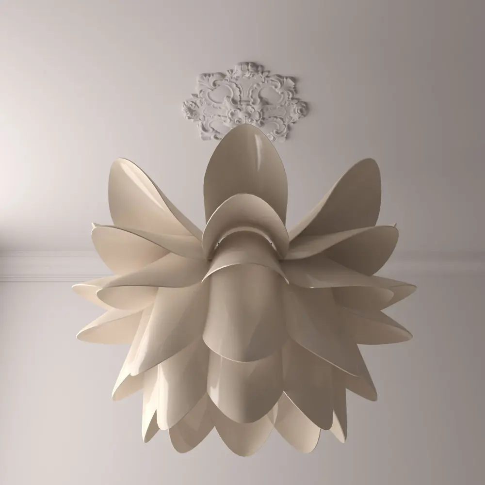 Фото 2 Декоративная потолочная розетка полиуретан белая Fabello decor R 349, 460 см Фото 2 Декоративная потолочная розетка полиуретан белая Fabello decor R 349, 460 см