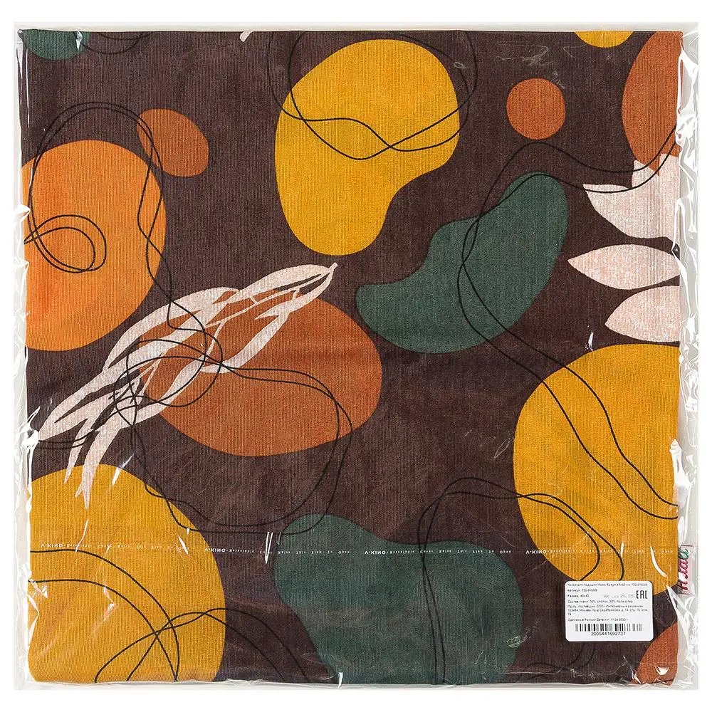 Фото 6 Наволочка Altali Момо браун 43x43 см цвет коричневый Фото 6 Наволочка Altali Момо браун 43x43 см цвет коричневый