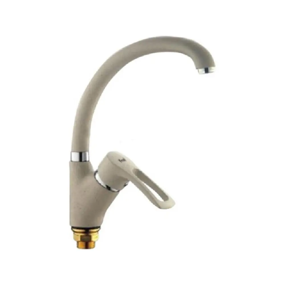 Фото 3 Смеситель для кухни с поворотным изливом 24.30 см Frap F01031 латунь цвет светло-бежевый