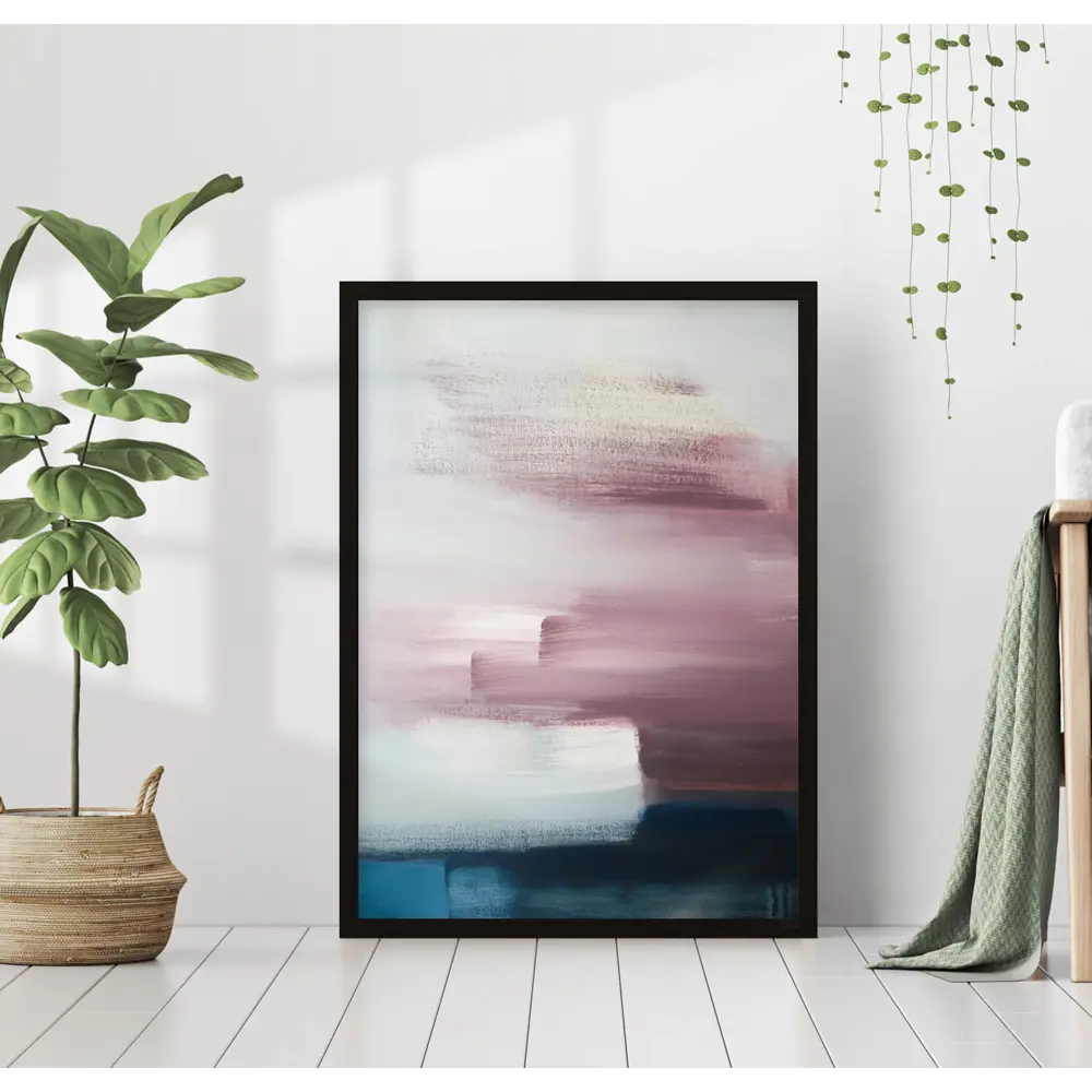 Фото Постер 28 картин "Абстрактный пейзаж" 70x50 см в черной раме Фото Постер 28 картин "Абстрактный пейзаж" 70x50 см в черной раме