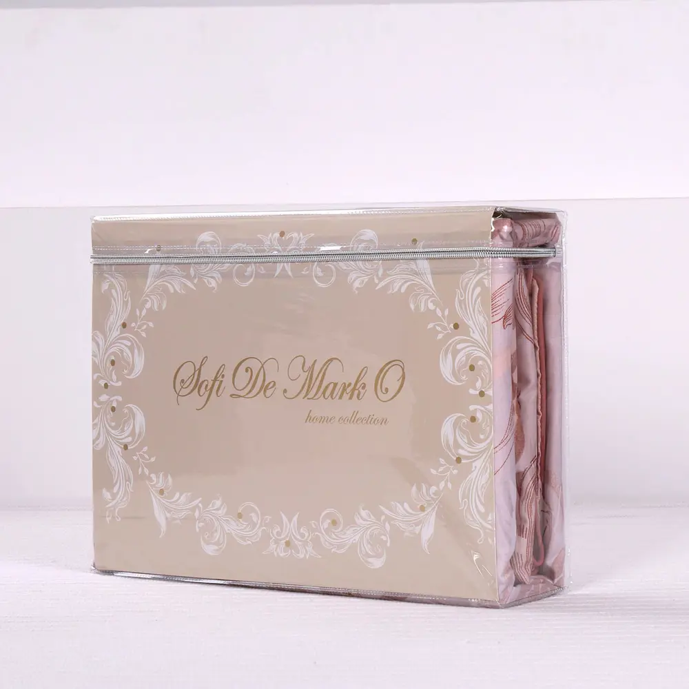 Фото 3 Комплект постельного белья Sofi De MarkO Маритта Евро-4481, евро, сатин, цвет фиолетовый