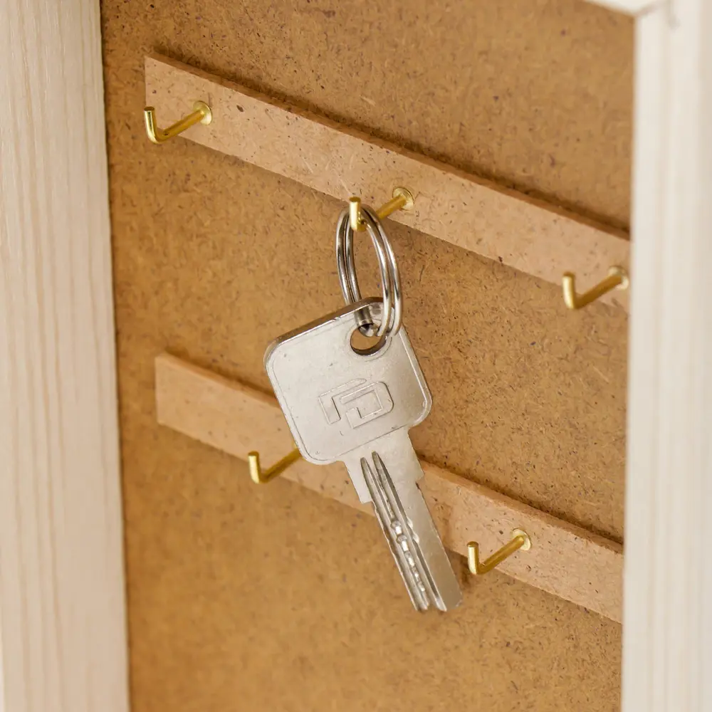 Фото 4 Ключница Simaland "Водопад" молочный дуб 16x31 см