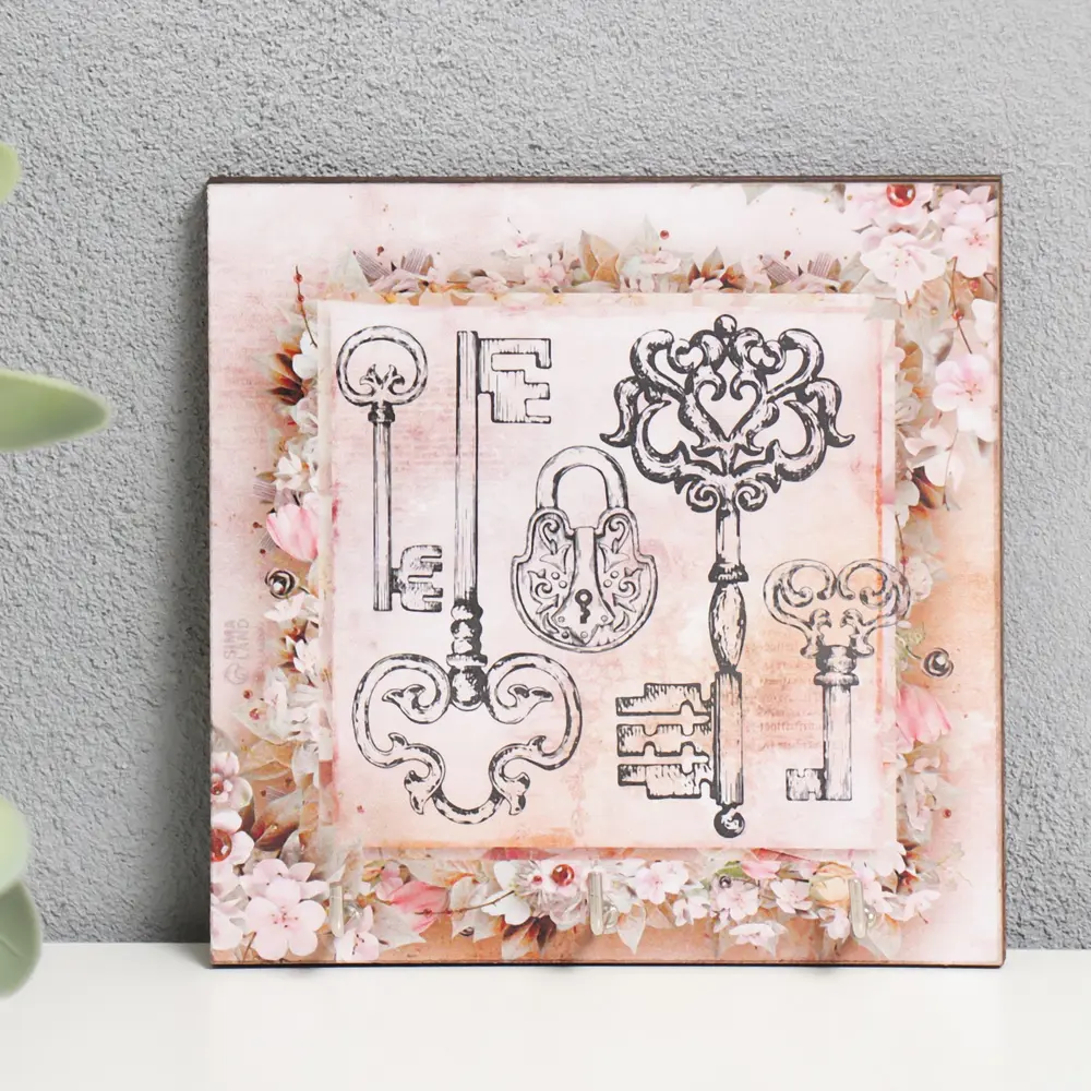 Фото Ключница Simaland открытая "Ключи" 10x10 см Фото Ключница Simaland открытая "Ключи" 10x10 см