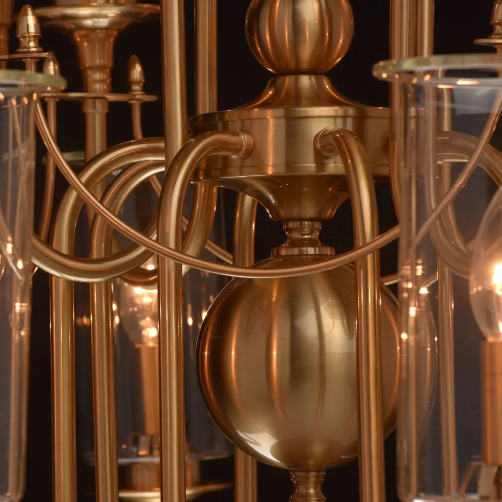 Фото 3 Люстра потолочная MW 481012812 12 ламп 24 м² цвет латунь Фото 3 Люстра потолочная MW 481012812 12 ламп 24 м² цвет латунь