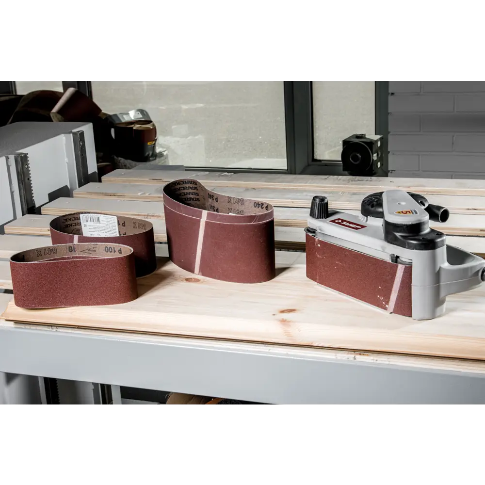 Фото 3 Лента шлифовальная Abraforce P120 533x75 мм, 3 шт. Фото 3 Лента шлифовальная Abraforce P120 533x75 мм, 3 шт.