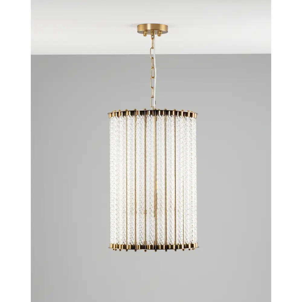 Фото 2 Подвесной светильник MODERLI Crumbly V10262-3P 3 лампы 20 м² цвет латунь Фото 2 Подвесной светильник MODERLI Crumbly V10262-3P 3 лампы 20 м² цвет латунь