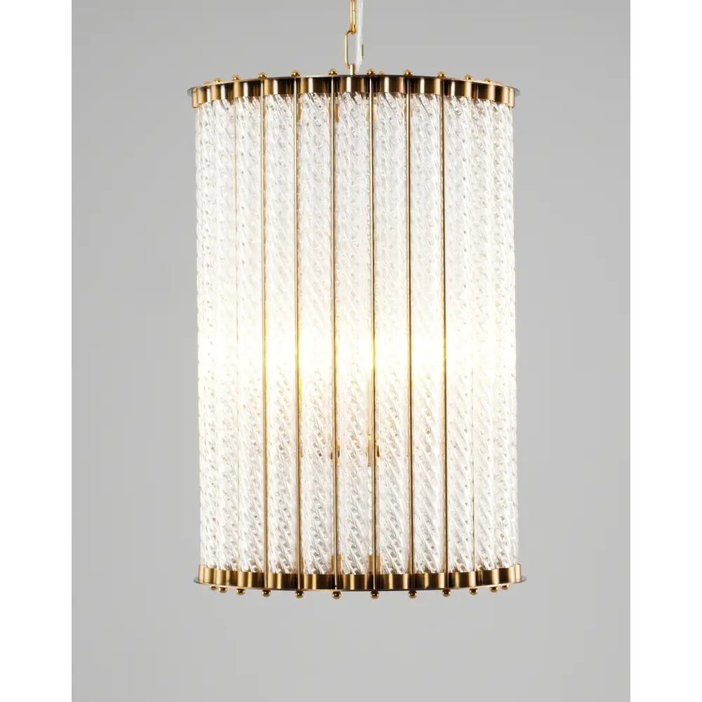 Фото 4 Подвесной светильник MODERLI Crumbly V10262-3P 3 лампы 20 м² цвет латунь Фото 4 Подвесной светильник MODERLI Crumbly V10262-3P 3 лампы 20 м² цвет латунь