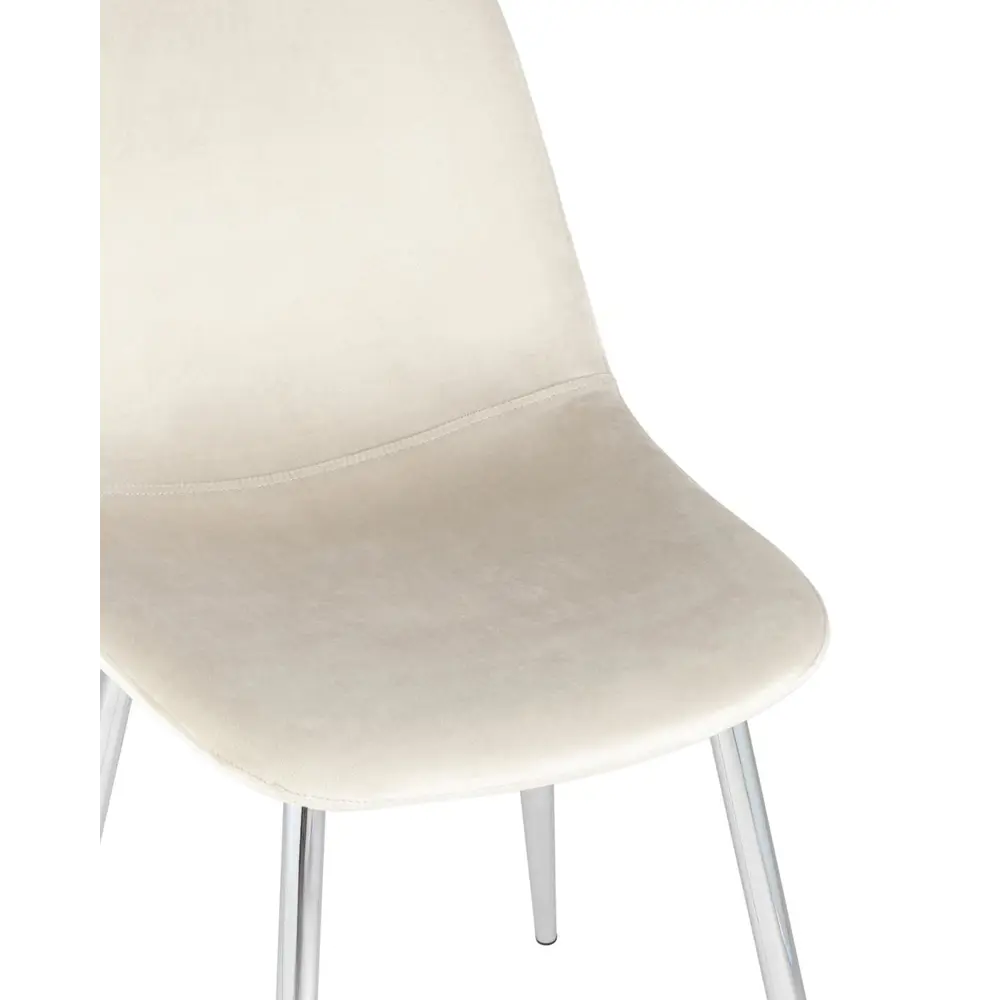 Фото 3 Стул кухонный Стул груп Валенсия 84х53х44 см велюр цвет бежевый DC-93025K HLR-2 Box