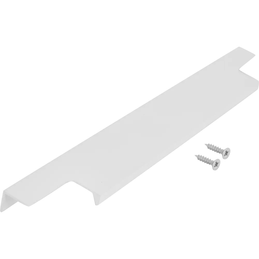 Фото 3 Мебельная ручка-профиль белый 296 мм Фото 3 Мебельная ручка-профиль белый 296 мм