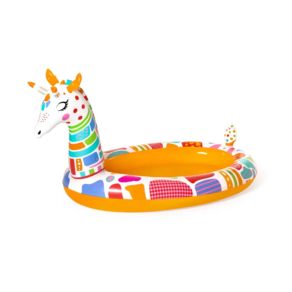 Фото Детский бассейн с брызгалкой Bestway Жираф 53089 266 см x 157 см x 127 см