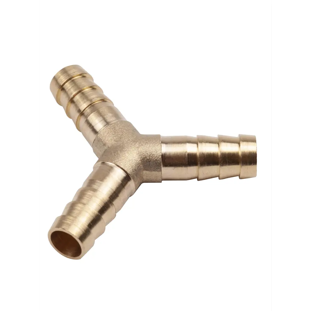 Фото 2 Тройник Y-образный AV Steel AV-700335B блистер, елочка 8 мм, латунь Фото 2 Тройник Y-образный AV Steel AV-700335B блистер, елочка 8 мм, латунь