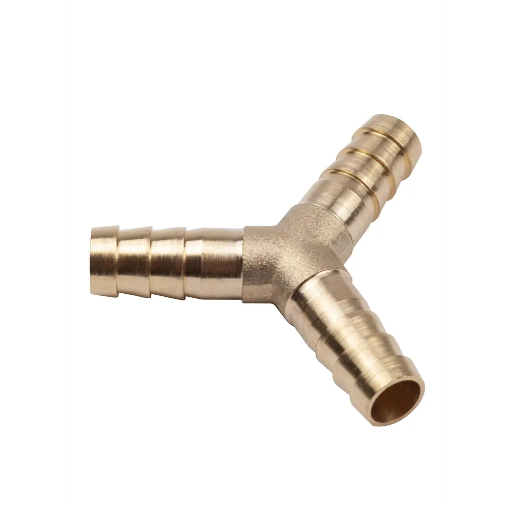 Фото 3 Тройник Y-образный AV Steel AV-700335B блистер, елочка 8 мм, латунь Фото 3 Тройник Y-образный AV Steel AV-700335B блистер, елочка 8 мм, латунь