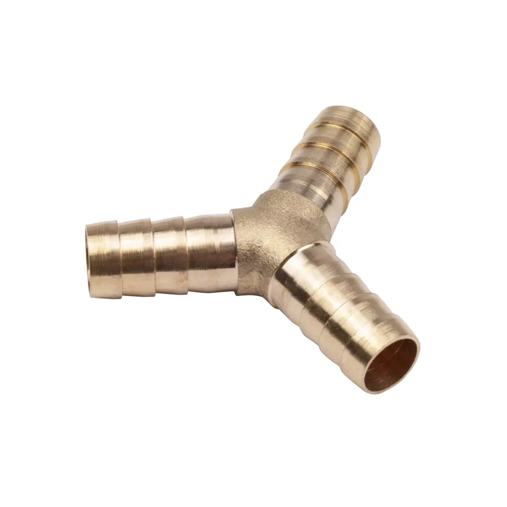 Фото 3 Тройник Y-образный AV Steel AV-700336B блистер, елочка 10 мм, латунь Фото 3 Тройник Y-образный AV Steel AV-700336B блистер, елочка 10 мм, латунь