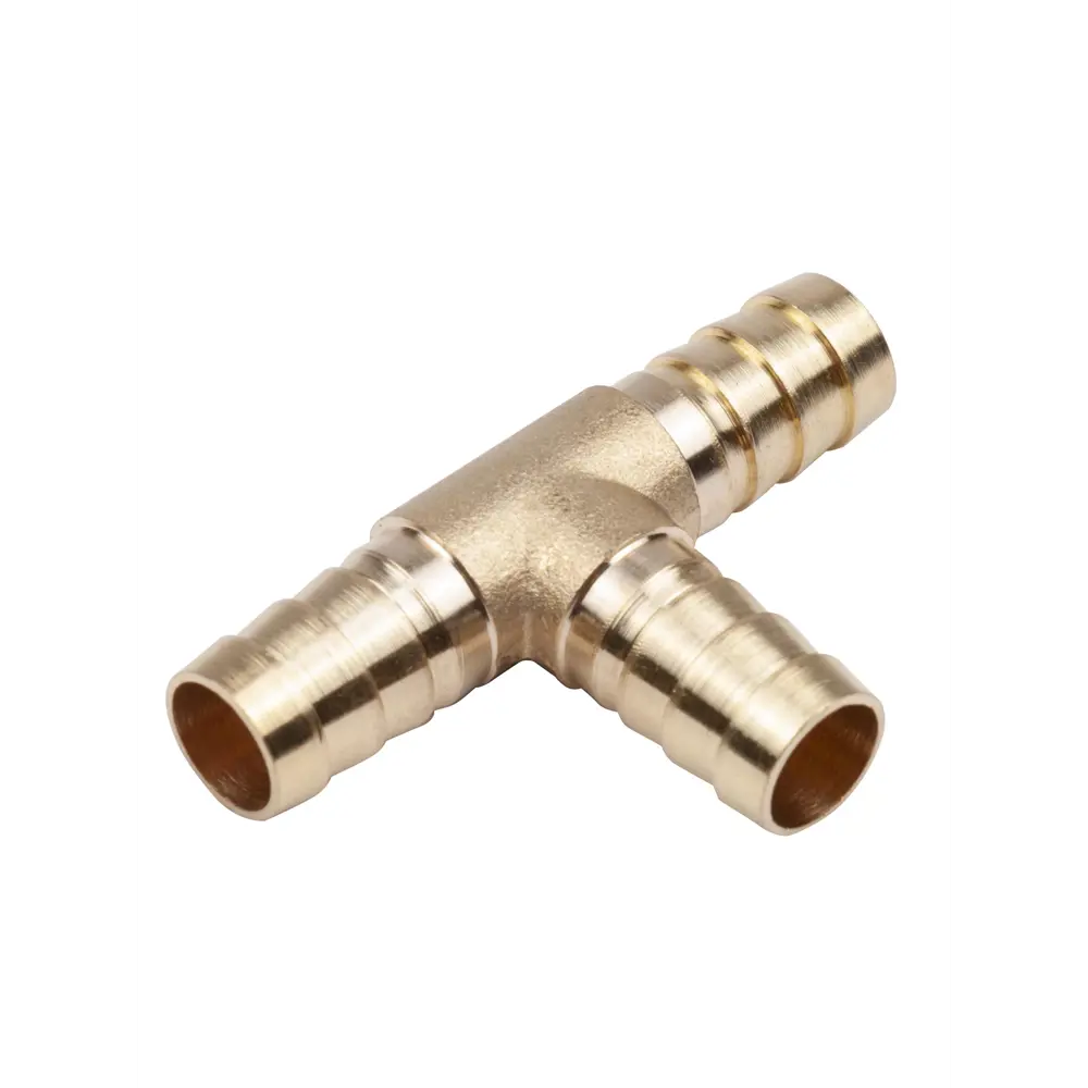 Фото 3 Тройник Т-образный AV Steel AV-700340B блистер, елочка 10 мм, латунь Фото 3 Тройник Т-образный AV Steel AV-700340B блистер, елочка 10 мм, латунь