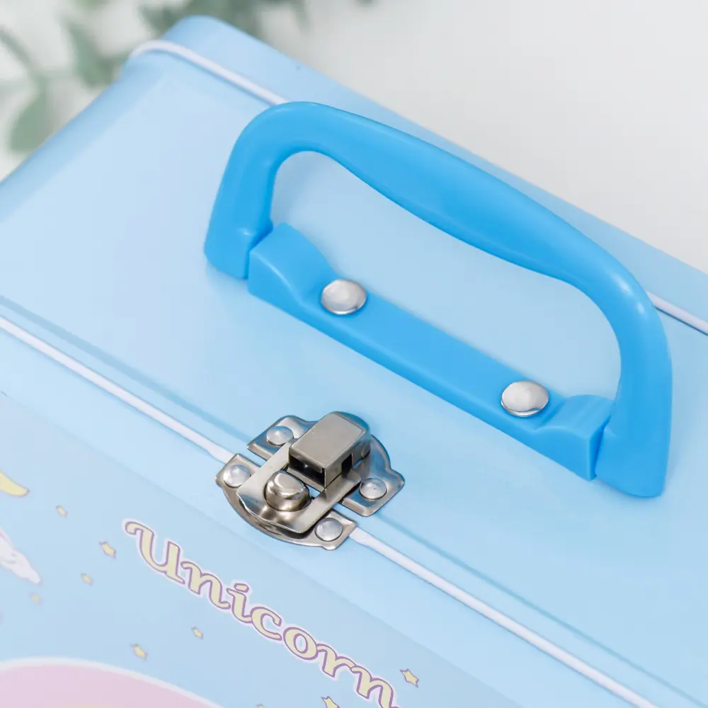 Фото 5 Копилка чемодан "Единорог и радуга" 9.5x15.5x19.5 см