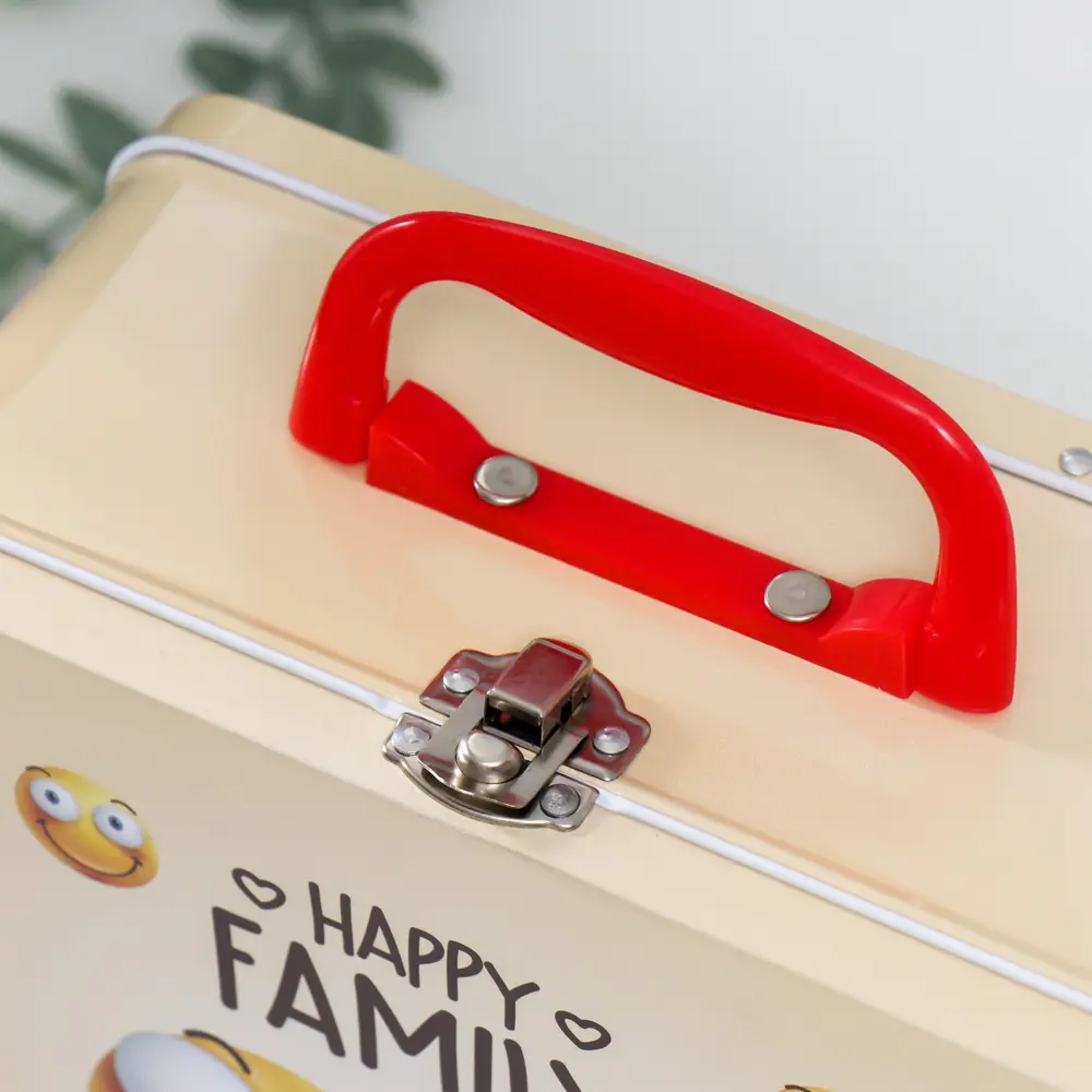 Фото 5 Копилка чемодан "Счастливые смайлы" 9.5x15.5x19.5 см