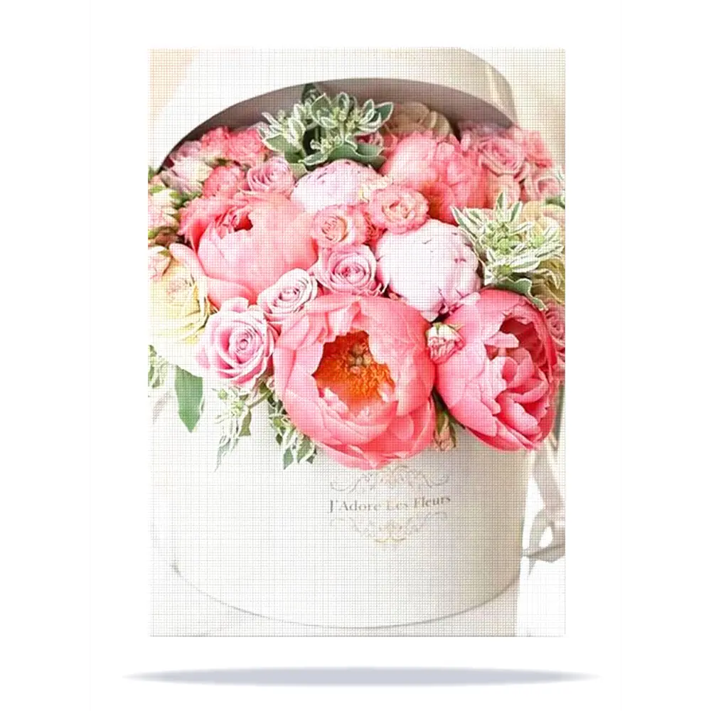 Фото Алмазная мозаика Solmax со стразами Цветы в коробке 30x40 см Фото Алмазная мозаика Solmax со стразами Цветы в коробке 30x40 см