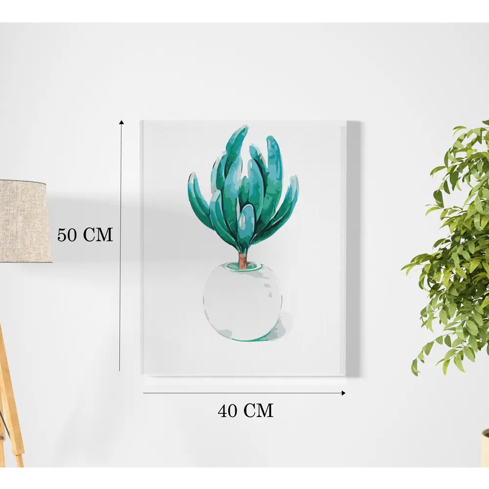 Фото 3 Картина по номерам Solmax&Creators кактус Фото 3 Картина по номерам Solmax&Creators кактус
