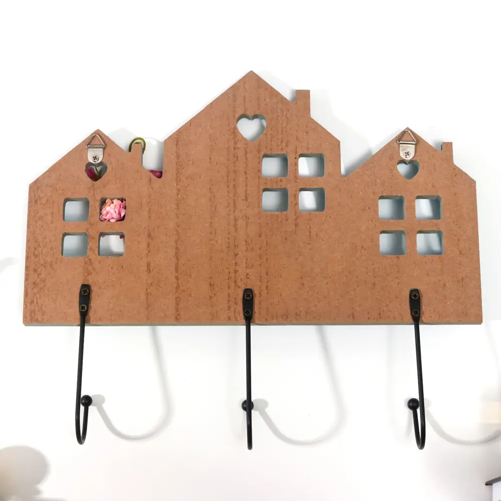 Фото 3 Крючок Simaland 4.5x25x29.5 см 3 крючка цвет голубой