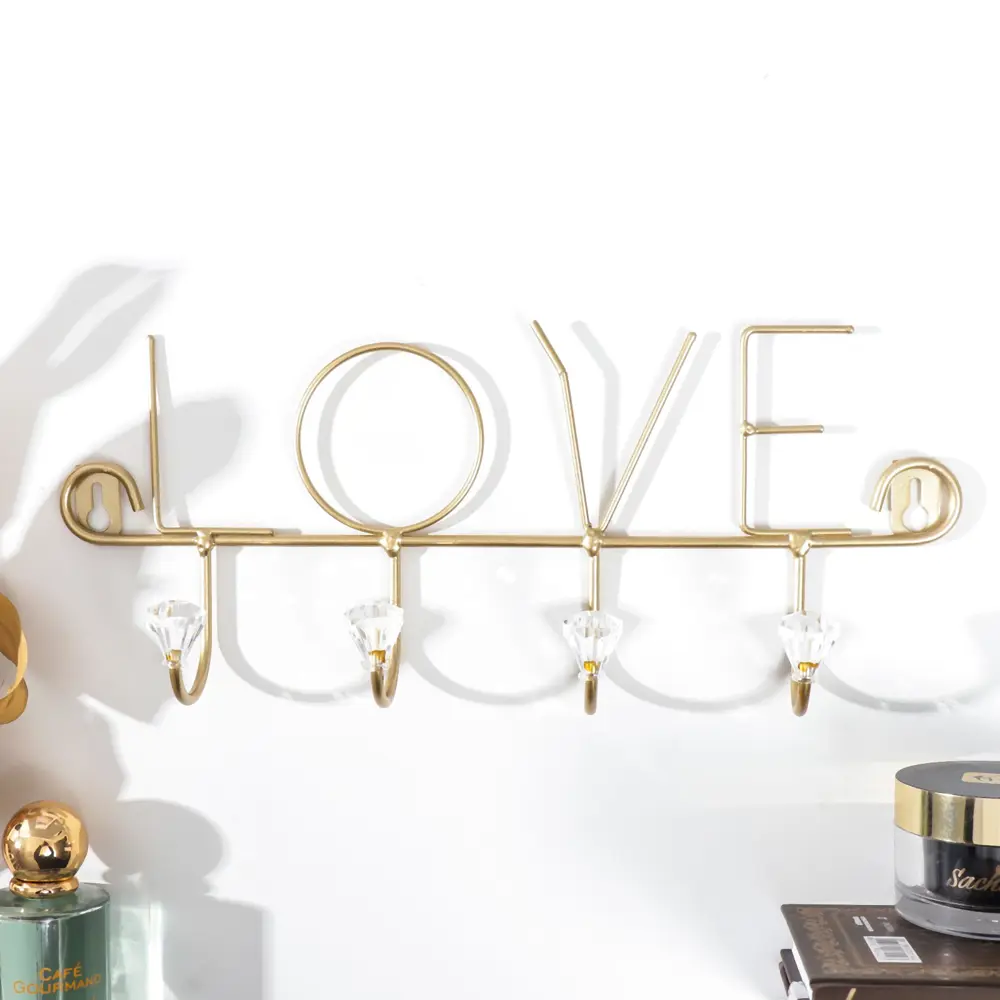 Фото 3 Крючок Simaland 31x13x6 см 4 крючка цвет золотистый Фото 3 Крючок Simaland 31x13x6 см 4 крючка цвет золотистый