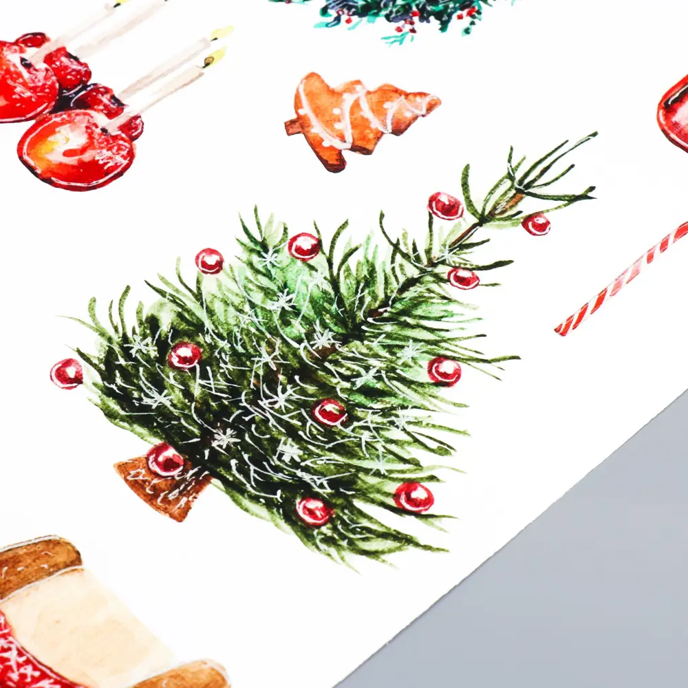 Фото 2 Декоративная наклейка Divino Sticky "Домашний уют 2" белый фон 30x50 см