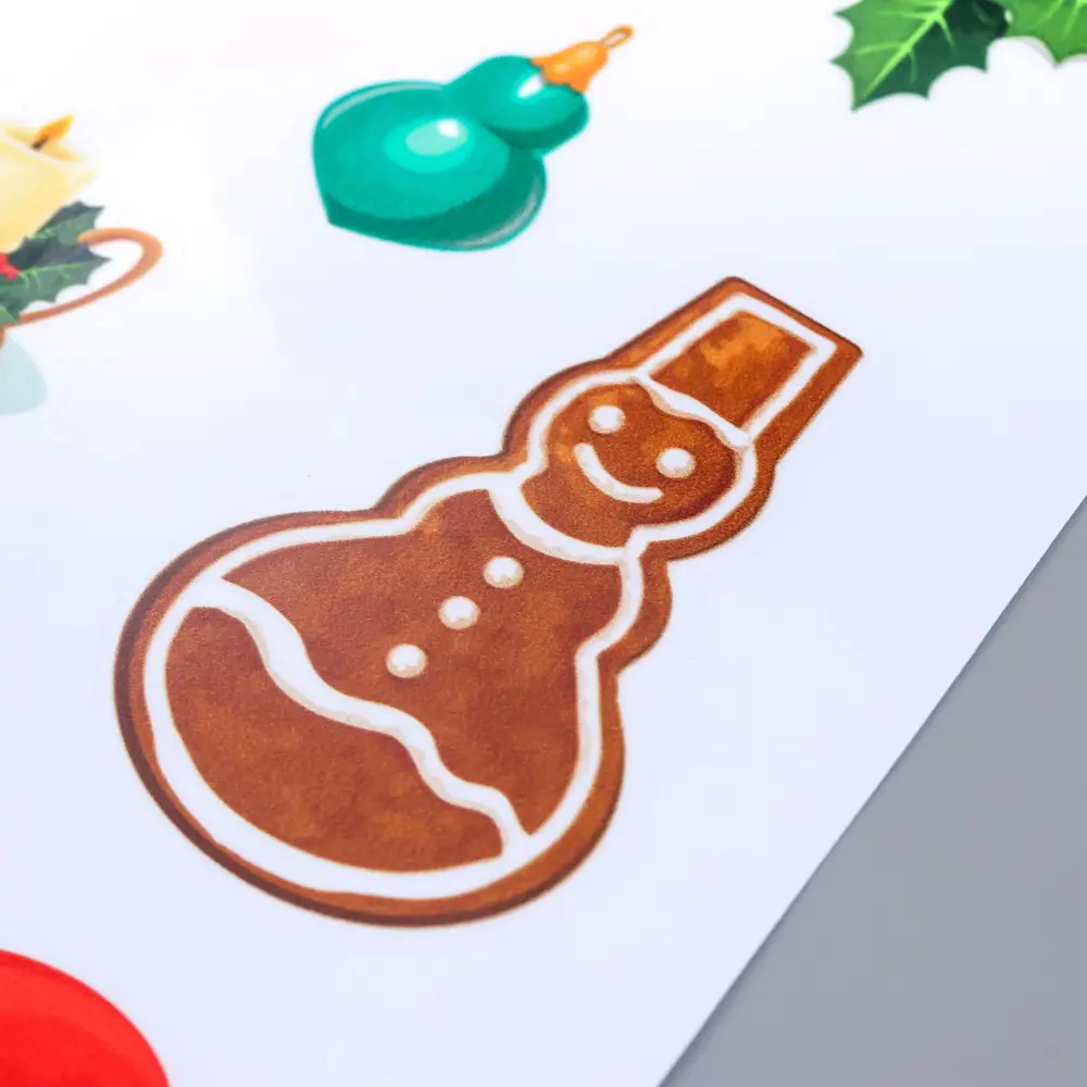 Фото 2 Декоративная наклейка Divino Sticky "Новогодний набор" прозрачный фон 30x50 см Фото 2 Декоративная наклейка Divino Sticky "Новогодний набор" прозрачный фон 30x50 см