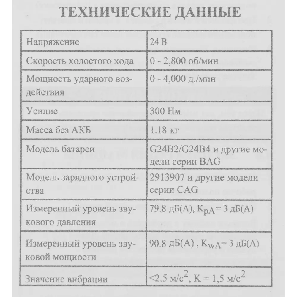 Фото 7 Винтоверт аккумуляторный бесщеточный Greenworks GD24ID3, 24 В, 300 Нм, без АКБ и ЗУ Фото 7 Винтоверт аккумуляторный бесщеточный Greenworks GD24ID3, 24 В, 300 Нм, без АКБ и ЗУ