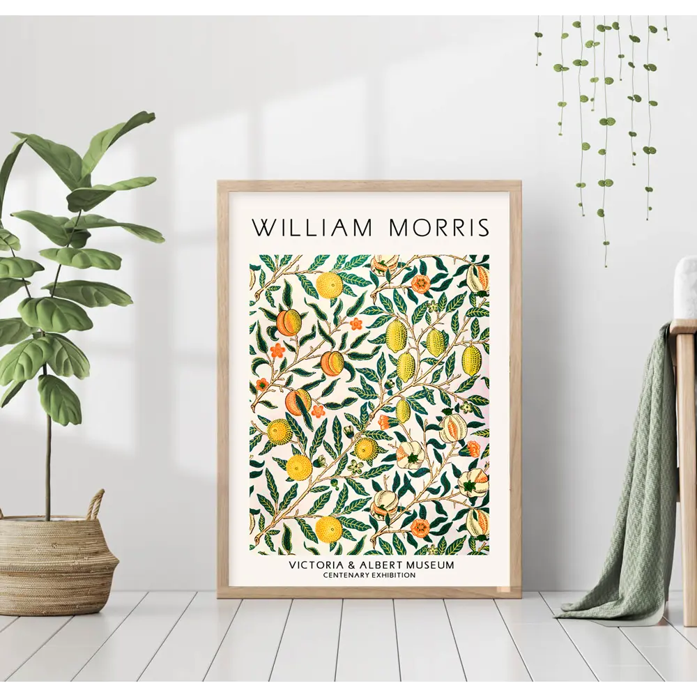 Фото Постер 28 картин "Моррис. фрукты узор" 50x40 см, в подарочном тубусе без рамы Фото Постер 28 картин "Моррис. фрукты узор" 50x40 см, в подарочном тубусе без рамы