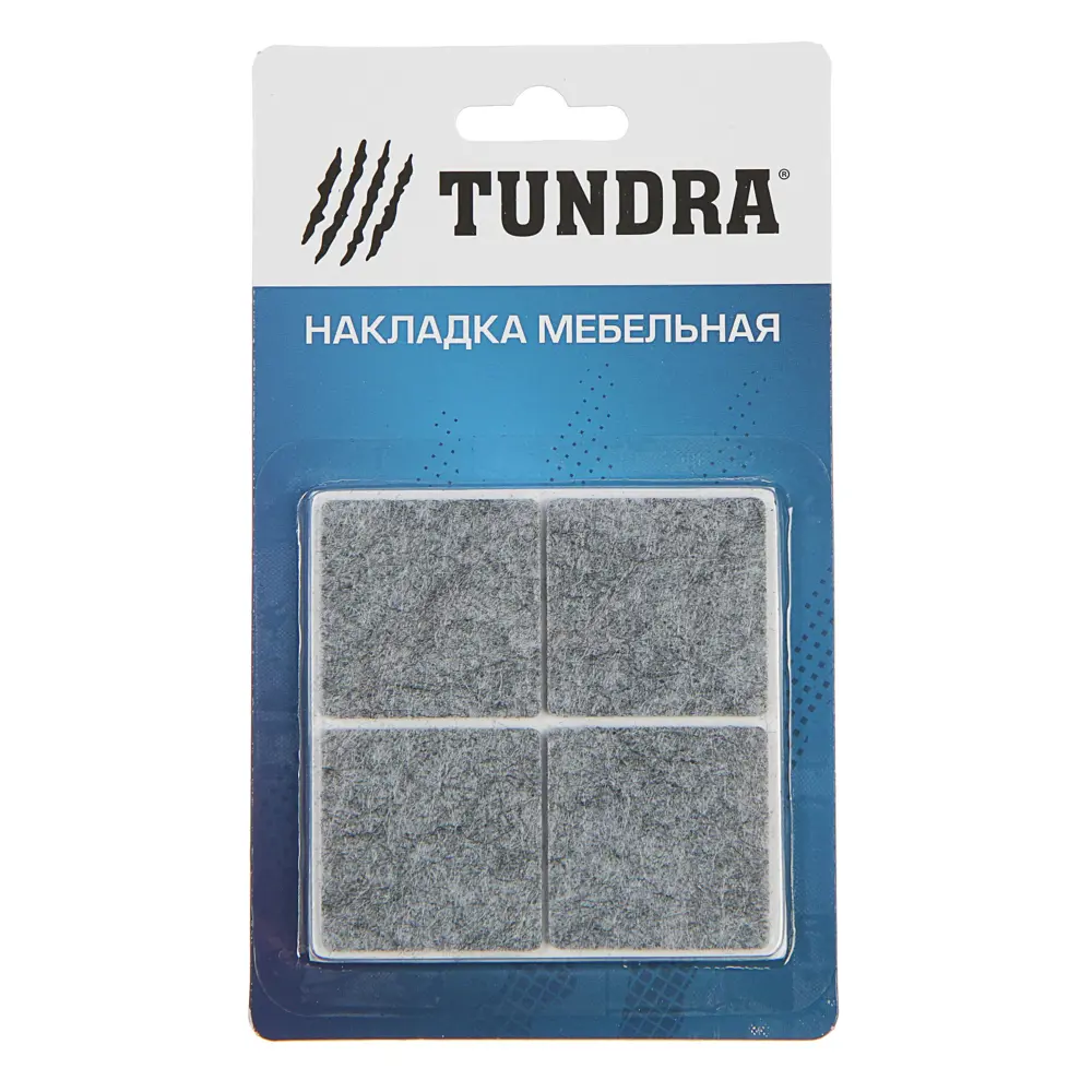 Фото 2 Накладка Tundra 2942291 40x40 мм 8 шт. серая