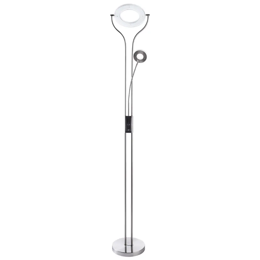 Фото Торшер светодиодный ARTE LAMP A5904PN-2SS DUETTO LED теплый белый свет цвет хром Фото Торшер светодиодный ARTE LAMP A5904PN-2SS DUETTO LED теплый белый свет цвет хром