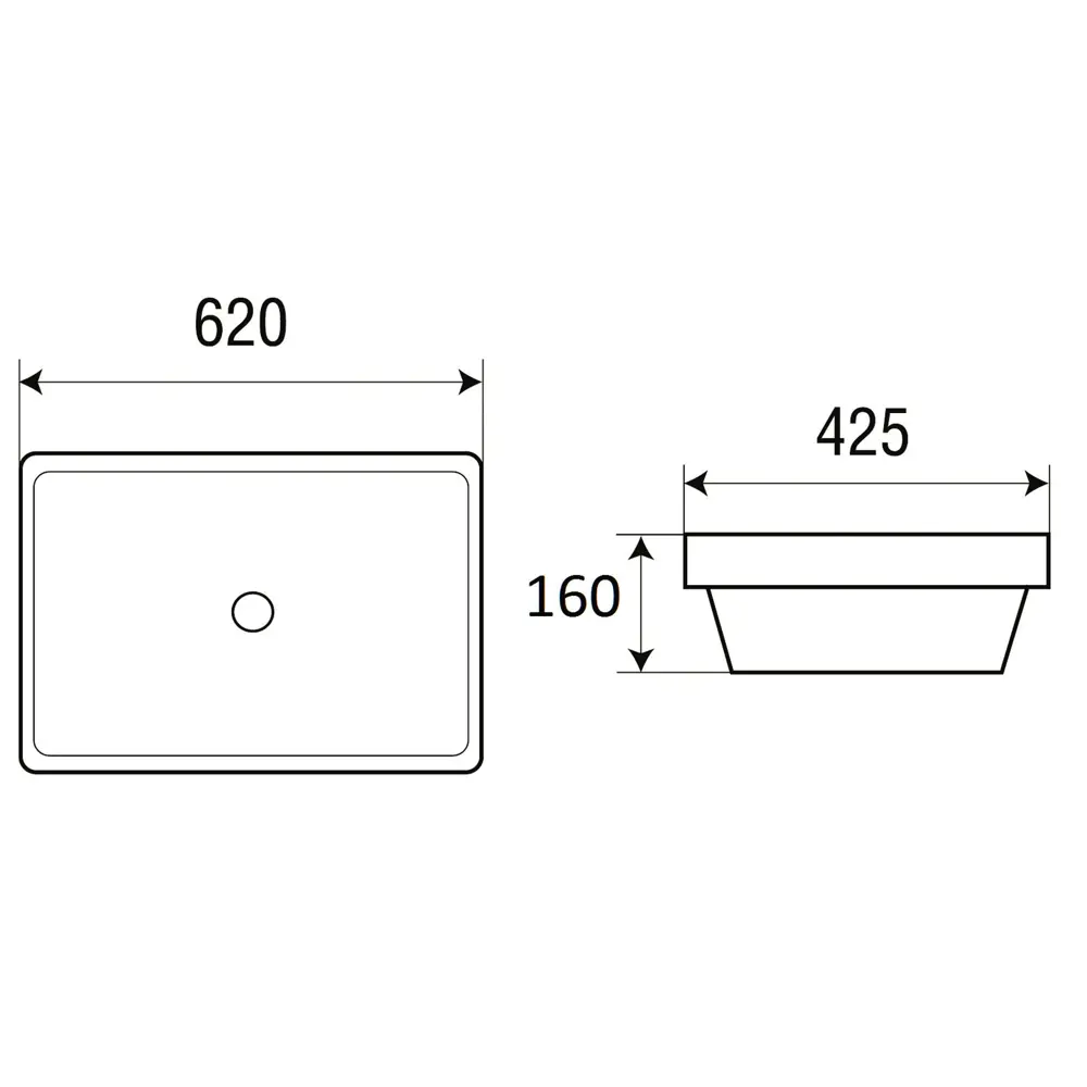 Фото 2 Раковина мебельная Weltwasser deilbach DEILBACH 6051 62см цвет белый глянец Фото 2 Раковина мебельная Weltwasser deilbach DEILBACH 6051 62см цвет белый глянец