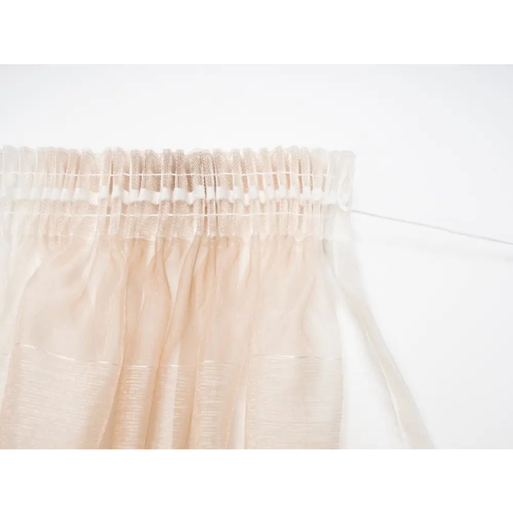 Фото 6 Тюль полуорганза Радуга 400x250 цвет бежевый на шторной ленте Фото 6 Тюль полуорганза Радуга 400x250 цвет бежевый на шторной ленте