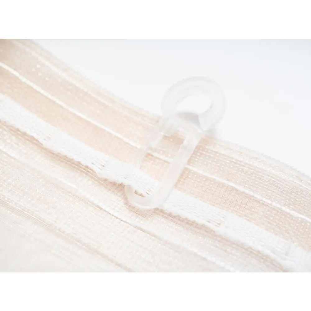 Фото 4 Тюль полуорганза Радуга 500x270 цвет бежевый на шторной ленте Фото 4 Тюль полуорганза Радуга 500x270 цвет бежевый на шторной ленте