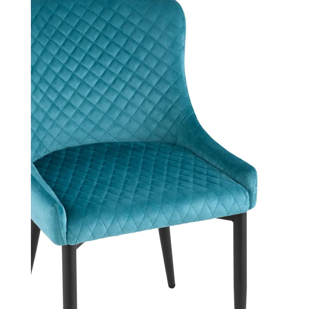 Фото 9 Стул кухонный Стул груп Ститч 82x63x43 см велюр цвет бирюзовый MC15 KD HLR-59 Box