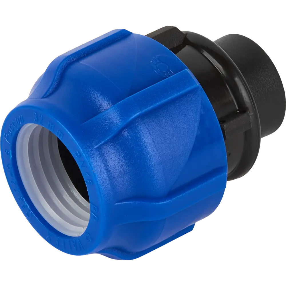 Фото Муфта комбинированная Valfex 1/2"x32 мм ВР полипропилен 121001232012 Фото Муфта комбинированная Valfex 1/2"x32 мм ВР полипропилен 121001232012
