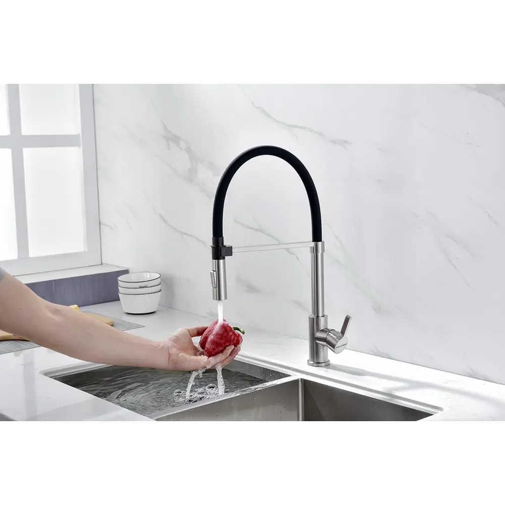 Фото 3 Однорычажный смеситель Paulmark Ha214021-ni 48.5 см цвет серый