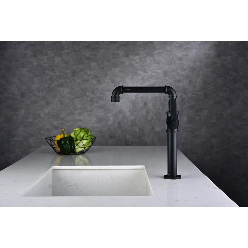 Фото Однорычажный смеситель Paulmark Lo226006-401 33.5 см цвет черный Фото Однорычажный смеситель Paulmark Lo226006-401 33.5 см цвет черный