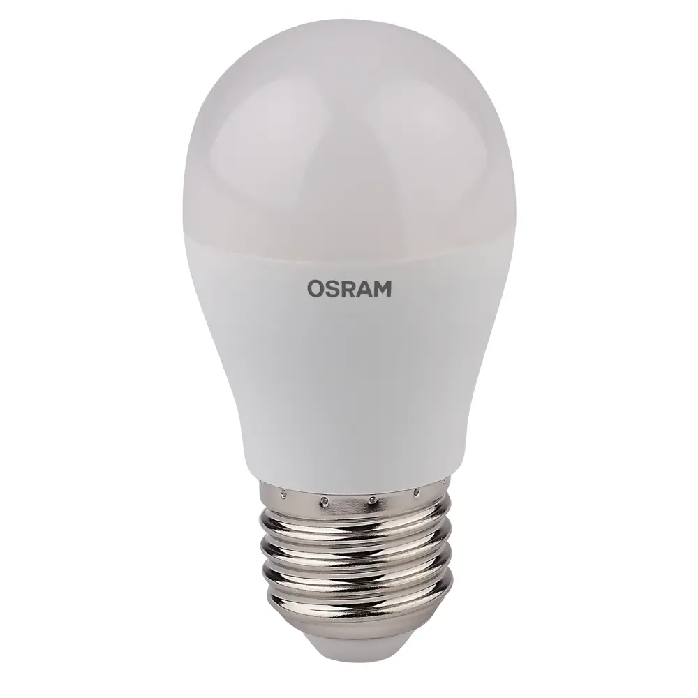 Фото 2 Набор ламп Osram 4058075210875 светодиодных Star E27 220-240 В 8 Вт шар малый матовая 806 Лм теплый белый свет 10 шт Фото 2 Набор ламп Osram 4058075210875 светодиодных Star E27 220-240 В 8 Вт шар малый матовая 806 Лм теплый белый свет 10 шт