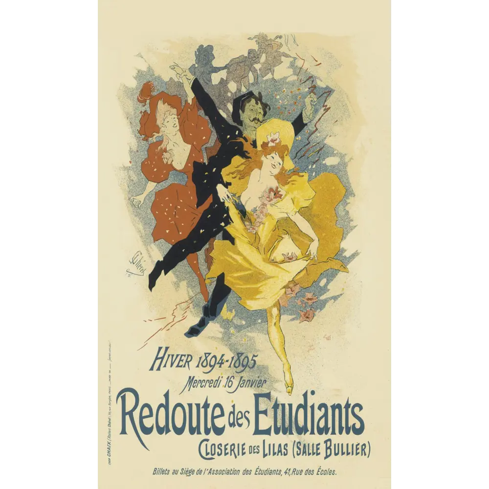 Фото Постер Простопостер "Афиша - redoute des etudiants" 120x90 см Фото Постер Простопостер "Афиша - redoute des etudiants" 120x90 см